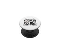 Funny Lash Tech Mascara Makeup Artist Dog Mom Coffee Diva PopSockets Adhesive PopGrip