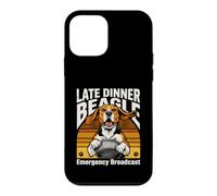 Funny Late Dinner Beagle Emergency Broadcast Case for iPhone 12 mini