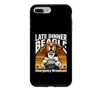 Funny Late Dinner Beagle Emergency Broadcast Case for iPhone 7 Plus/8 Plus