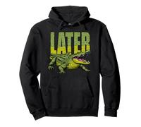 Funny Later Alligator Pun Gator Crocodile Lover Reptile Gift Pullover Hoodie