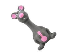 Funny Latex Dog Chew Toy - 12cm Soft Molar Chewing Toy, Screaming Mice Shape, Interactive Play | Puppy Teeth Training Toys For Aggressive Chewers Indoor Outdoor Fun Entertainment Pet Exercise Durable