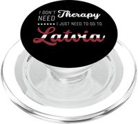 Funny Latvia Summer Vacation Travel Souvenir Quote Traveller PopSockets PopGrip for MagSafe