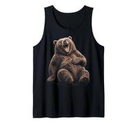 Funny Laughing Roaring Animal Funny Humour Tank Top