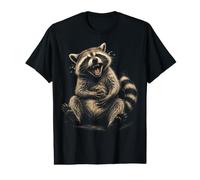 Funny Laughing Roaring Animal Funny Humour Value Graphic T-Shirt