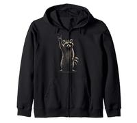 Funny Laughing Roaring Animal Funny Humour Zip Hoodie