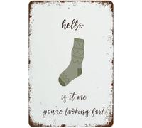 Funny Laundry Room Wall Print Laundry Room Print Inspirational Wall Art Funny Wall Art Green Onyx Sock Print Retro Metal Tin Sign Vintage Aluminum Sign for Home Bathroom 8x12 Inch