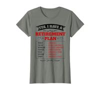 Funny Lawn Bowls Yes I Have A Retirement Plan Lawn Bowling T-Shirt