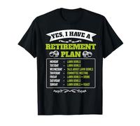 Funny Lawn Bowls Yes I Have A Retirement Plan Lawn Bowling T-Shirt