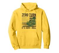 Funny lawn mower zero turn It's how I roll Lawn Mowing Pullover Hoodie