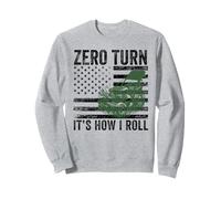 Funny lawn mower zero turn It's how I roll Lawn Mowing Sweatshirt