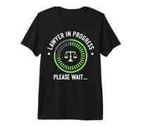 Funny Lawyer in Progress Gift T-Shirt | Law School Apparel Premium T-Shirt