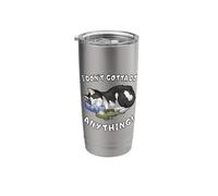 Funny Lazy Cat Sleeping I Dont Gotta Do Anything Stainless Steel Insulated Tumbler