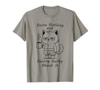 Funny Lazy Design Doing Nothing and Feeling Guilty About It T-Shirt
