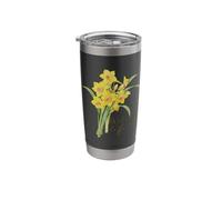 Funny Lazy Halloween Costume Pretend I'm A Daffodil Stainless Steel Insulated Tumbler