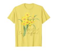 FUNNY LAZY HALLOWEEN COSTUME PRETEND I'M A DAFFODIL T-Shirt
