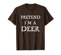 Funny Lazy Halloween Costume - Pretend I'm a Deer T-Shirt