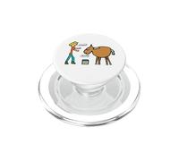 Funny Lead A Horse To Water Proverb PopSockets PopGrip for MagSafe