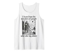 Funny Learn from Mistakes Knight Medieval Sarcasm Joke Tee Tank Top