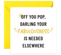 Funny Leaving Card for Colleague, Goodbye Cards for Coworker, Great Coworker Goodbye Greeting Humorous Office Farewell Work Leaving Cards mit Envelope for Men & Women & Work Friend (B)