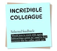 Funny Leaving Card For Colleague - Would Love To Work With Again - Humorous and Heartfelt - For Friend, Bestie, Colleagues, Men, Women - Coffee Catch Ups
