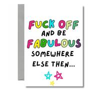 Funny Leaving Card For Friend Colleague Rude Goodbye Card JBS63