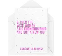 Funny Leaving Cards | Who Am I Going To Talk Sh*t With Now Card | Work Bestie Banter Celebration Colleague Coworker Office Goodbye | CBH1119
