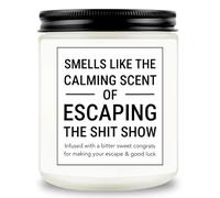 Funny Leaving Gifts for Colleagues Women Men, Unique New Beginnings Scented Candle Retirement Gift Sorry Your Leaving Farewell Gifts for Coworkers Goodbye Work Bestie, Friends (7oz)