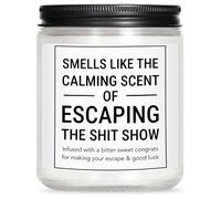 Funny Leaving Gifts for Colleagues Women Men, Unique New Beginnings Scented Candle Retirement Gift Sorry Your Leaving Farewell Gifts for Coworkers Goodbye Work Bestie, Friends, 3.5 Oz