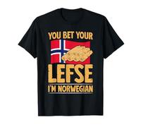 Funny Lefse Master Your Bet Your Lefse I'm Norwegian T-Shirt