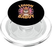 Funny Legion Baboy Angry Bear Retro Cartoon PopSockets PopGrip for MagSafe