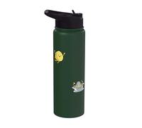 Funny Lemon Jumping Into Lemon Squeezer High Dive Lemonade Stainless Steel Insulated Water Bottle