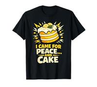 Funny Lemon Pound Cake Quote I Came for Peace and Cake T-Shirt