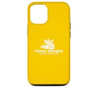Funny Lemon Quote Fresh Member of the Slightly Bitter Club Case for iPhone 12/12 Pro