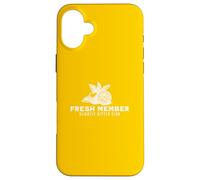 Funny Lemon Quote Fresh Member of the Slightly Bitter Club Case for iPhone 16 Plus