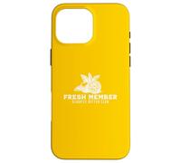 Funny Lemon Quote Fresh Member of the Slightly Bitter Club Case for iPhone 16 Pro Max