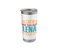 Funny Lena Personalised T-Shirt First Name Joke Item Stainless Steel Insulated Tumbler