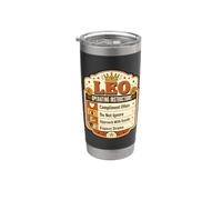 Funny Leo Zodiac Sign Operating Instructions Astrology Stainless Steel Insulated Tumbler