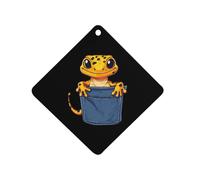 Funny Leopard Gecko Lizard Air Freshener Hanging Car Incense Chip Diffuser Scented Decor for Car Home