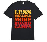 Funny Less Drama More Board Games Comfort Colors Adult Heavyweight T-Shirt
