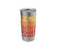 Funny Less Drama More Board Games Stainless Steel Insulated Tumbler