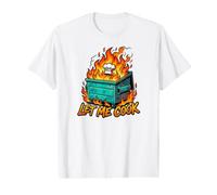 Funny Let Me Saying Cook Dumpster Fire Gen Z Graphic Value Graphic T-Shirt
