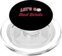 Funny Let’s Go Red Birds Baseball PopSockets PopGrip for MagSafe
