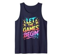 Funny LET THE Games Begin Snack Teacher Race On Kids Fast Tank Top
