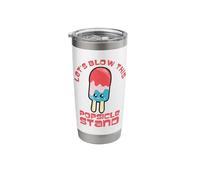 Funny Let's Blow This Popsicle Stand, Hello Summer Stainless Steel Insulated Tumbler