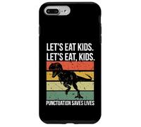 Funny Let's Eat Kids Punctuation Saves Lives Grammar Case for iPhone 7 Plus/8 Plus
