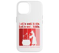 Funny Let's Eat Kids Punctuation Saves Lives Grammar Teacher Case for iPhone 14