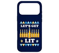 Funny Let's Get Lit Shirt Jewish Hanukkah Beer Lover Case for iPhone 17 Pro Max