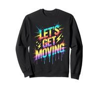 Funny LET'S GET MOVING Kids Teacher Cheer On Games Begin Sweatshirt