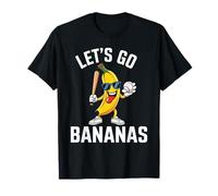 Funny Let's Go Bananas Cute Banana Fruit Lover Game Day Kids T-Shirt