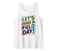 Funny Let's Have A Field Day Games Begin Teacher Cheer On Tank Top